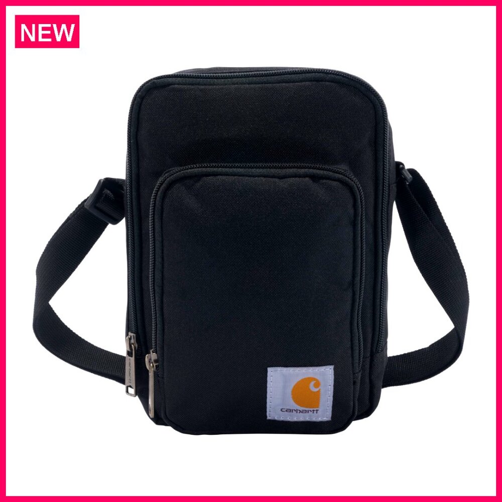 Durable Crossbody Zip Bag, Adjustable Strap, Water Repellent, 6x9x3.5